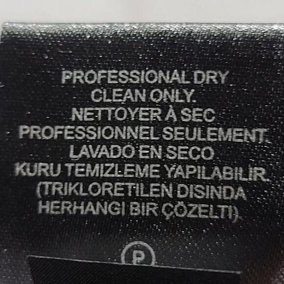 4c Black tank dress abstract blue bottom hemmed - Picture 12 of 12